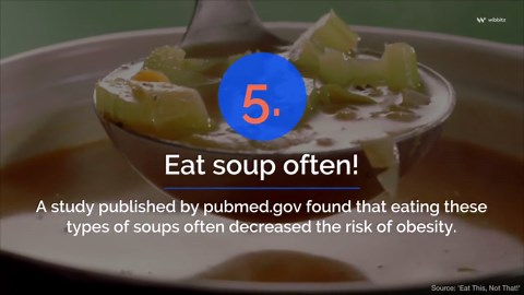 Eating soup can help with weight loss when considering these tips