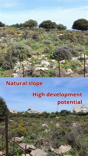 Luxury Sea View Land Plot in Aroni, Akrotiri, Chania 14.244 sq.m. Kw Cretan Properties - Real Estate