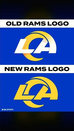 Rams have a NEW logo 🐏🏈
