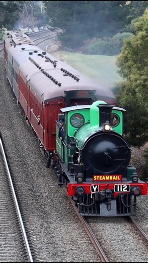 Y112 cruises past #train #railvlogger #railwaycontent #trainspotting #railtrack #railway #railroad