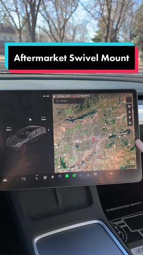 Installing the Hansshow swivel mount on my Model 3 was so easy! #tesla #model3 #teslatok #teslamod #swivel #display #hansshow #teslamodel3 #model3performance #teslaaccessories