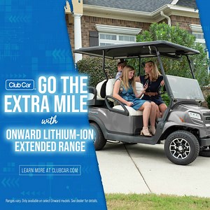 3.1K views · 468 reactions | Go the extra mile with the Onward Lithium-Ion. Discover the best electric personal transportation vehicle in the industry. | Club Car | Facebook