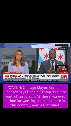 1K views · 3.6K reactions | NOW: Brandon Johnson tells American working class to unite ️ #Chicago #WorkingClass #Work #Job #Employee #Unite #Labor #Union #Illinois #Trump #MAGA #nationalguard | Danny Krikorian | Facebook