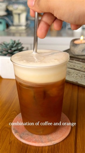 Cold Brew with Orange Cream Top ☕️🍊