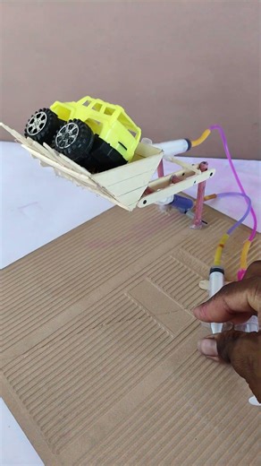 JCB Bucket Lifting Car Up & Down 😱 Injection Trick Experiment | Amazing JCB Work