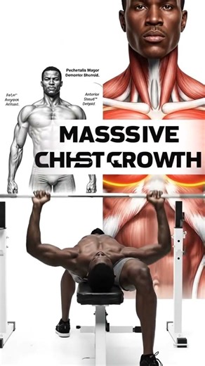 Maximize Chest Growth with the Flat Barbell Bench Press #benchpress #chestday #musclemass