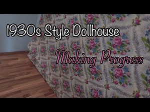 Building a 1:12 Scale 1930s Dollhouse #dollhousedecor #dollhousemaking #diy