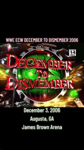 December 3 in WWE History #WWE #decembertodismember #bodies #drowningpool #augusta