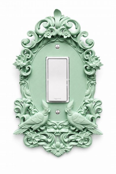 Victorian Light Switch Cover Ornate Vintage Blue Bird Floral Frame Wall Plate Personalized - Etsy