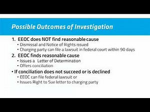 Tips for Undergoing an EEOC Investigation