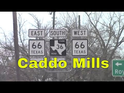 Caddo Mills TX Hwy 66 Downtown Small Towns Texas Tour -- Channel Jamesss Today