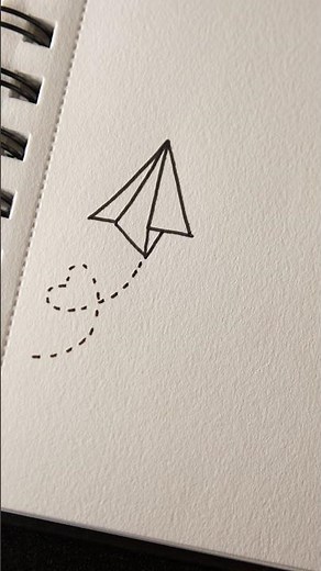 This Paper Airplane Drawing Technique is So Smooth #satisfying #tutorial #drawing