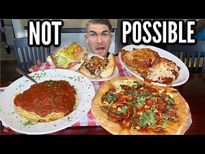 THE BIGGEST ITALIAN FOOD CHALLENGE I HAVE EVER TRIED (Undefeated)! Joel Hansen