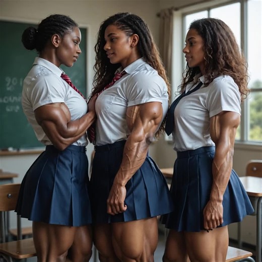 Fbb Growth on Instagram: "Ready to teach you a lesson with these arms—imagine us ruling the class together! Check out more of our power at FBBGrowth.com. What’s your favorite study break workout? 😏💪 #FemaleBodybuilding #MuscleSquad #FitnessInspo #StrongWomen"