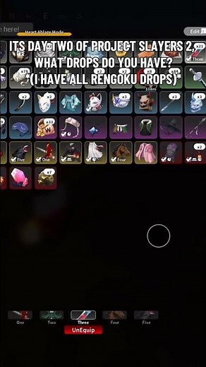 Whats Your *RAREST* PROJECT SLAYERS 2 DROP 😱 (I got all Rengoku 👀)
