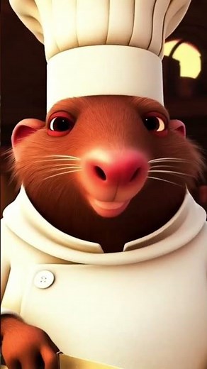 chef capybara is cooking a delicious meal