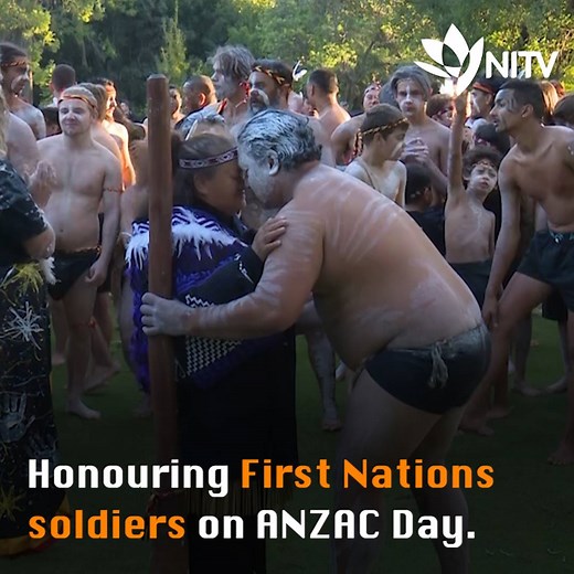 322K views · 9.6K reactions | Corroboree and Haka performed together by Aboriginal and Māori dancers on Anzac Day to honour First Nations soldiers. More: https://bit.ly/2XGcz5R | NITV | Facebook