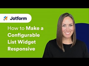 How to Make Configurable List Widget Responsive to All Devices