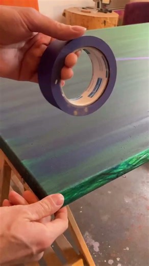 create borders for abstract painting #shortsvideo #border