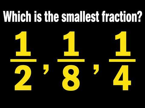 Which is the Smallest Fraction? | Easy Math Comparison Trick