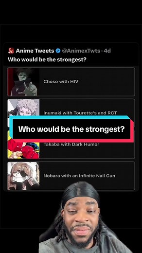 JJK's Strongest: Inumaki, Choso, Takaba & More