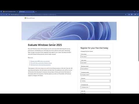 1) Descargar Win Server 2025 y Windows 11 desde el Sitio Oficial de Microsoft