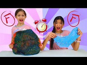 I FIX & GRADE MY SISTERS SLIME CHALLENGE!