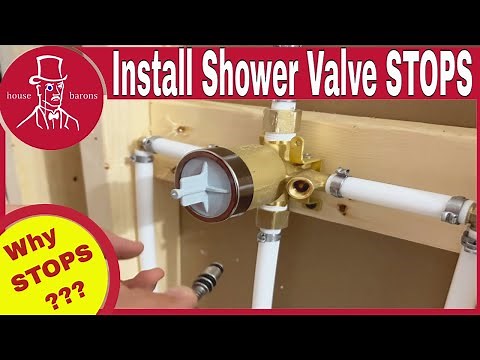 How to Install Shower Valve Stops | Delta Multichoice Valve with Stops