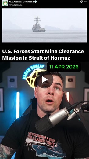 Two U.S. Navy Arleigh Burke-class guided-missile destroyers USS Frank E. Petersen Jr. (DDG 121) and USS Michael Murphy (DDG 112) transited the Strait of Hormuz on 11 APR 2026 and began operating in… | Kagan Dunlap