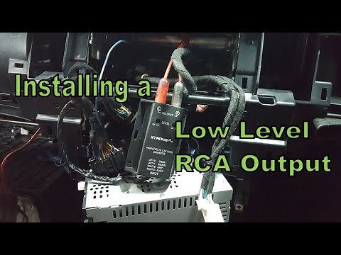 How to Add RCA Line Out (for a Subwoofer) to a Ford Ranger Wildtrak