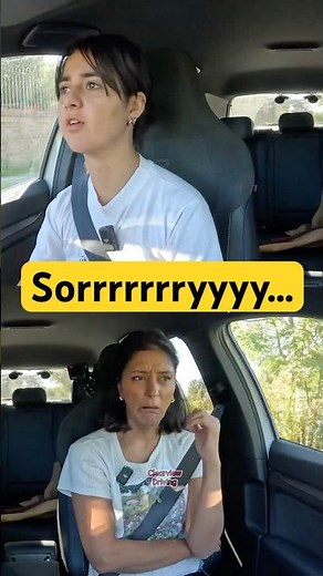 Ella slow down! 😭😭😭 #speed #bump #london #driving #car #learn #funny