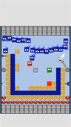 Blue vs White vs Green vs Red (#1) #Color #race #win #shorts