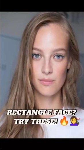 ✨ Best Haircuts for Rectangle Face Shape 💇‍♀️ | Face Shape Series #5 #ytshorts #viral #rectangleface