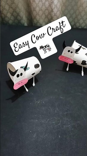 Easy Paper Cow Craft 🐄 | DIY Cute Cow from Paper Roll | Best Kids Craft Idea 2026 #craft