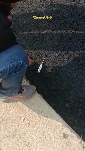 Dbm temperature checking #viral #trending #shorts #bitumen #asphalt #construction #road #ytshorts