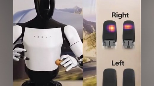 马斯克发布人形机器人：动作流畅自然 可两根手指捏住鸡蛋放桌上