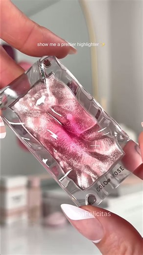 Lea Felicitas on Instagram: "found it on @yesstyle 💗✨ Colorrose Water Ripple Series Highlighter You can save 12% with code YESLEA on orders over $59 #makeup #viralmakeup #beauty #newmakeup #koreanmakeup"