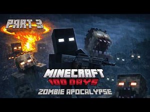 I Survived 100 Days in a Zombie Apocalypse in Minecraft