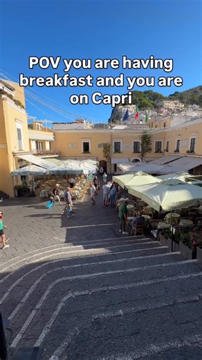 Breakfast time in Capri! 🥐❤️ #capri #italianbreakfast #italiandream #visitcapri #italy | Capri.com