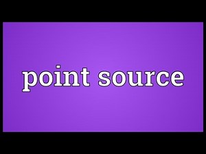Point source Meaning