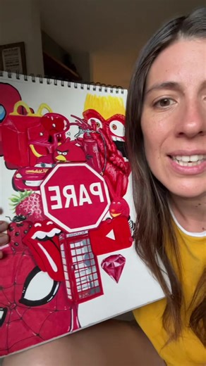 Facu pinta un among us rojo ❤️ | Paint Art