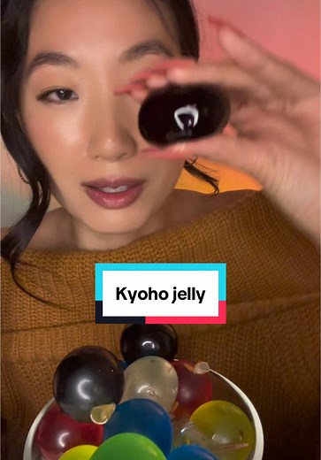 I love jellies #asmreating #kyohojelly #kyohojellyasmr #jellyasmr #gummycandy #japanesecandy