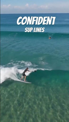 Confident SUP Surf Lines in Crystal Clear Water #rspro #surf