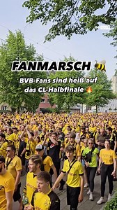 233K views · 2.8K reactions | Die BVB-Fans stimmen sich beim Fanmarsch auf das Halbfinal-Hinspiel der Champions League gegen PSG ein!  ↪️ Was ist euer Tipp? #UCL #BVBPSG #BorussiaDortmund #BVB #Dortmund #Borussen #Fans #ChampionsLeague #Fussball #Reel #Feed #Reels #ExplorePage #Reels #NewReels #Viral #Video | Sky Sport DE | Facebook