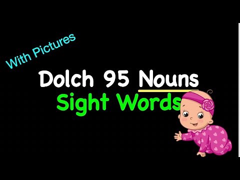 Dolch 95 Nouns With Pictures
