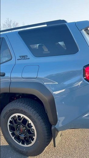2025 Toyota 4Runner TRD Off Road Premium ( shown in Heritage Blue): exterior walk around