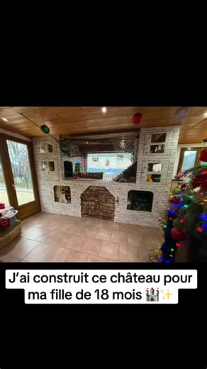 Création d'un château intérieur unique pour enfant