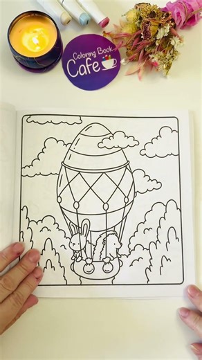 Meadow Friends - Flip-through! Coloring book by Coloring Book Cafe #coloringadventure #cozycoloring