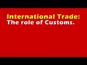 Role of Customs in International Trade - Customs Act,1962, Indirect Tax Laws Video Lecture | Indirect Tax Laws - B Com
