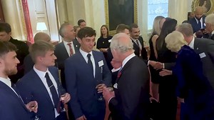 King Charles and Queen Consort Camilla meet Olympic stars at palace reception